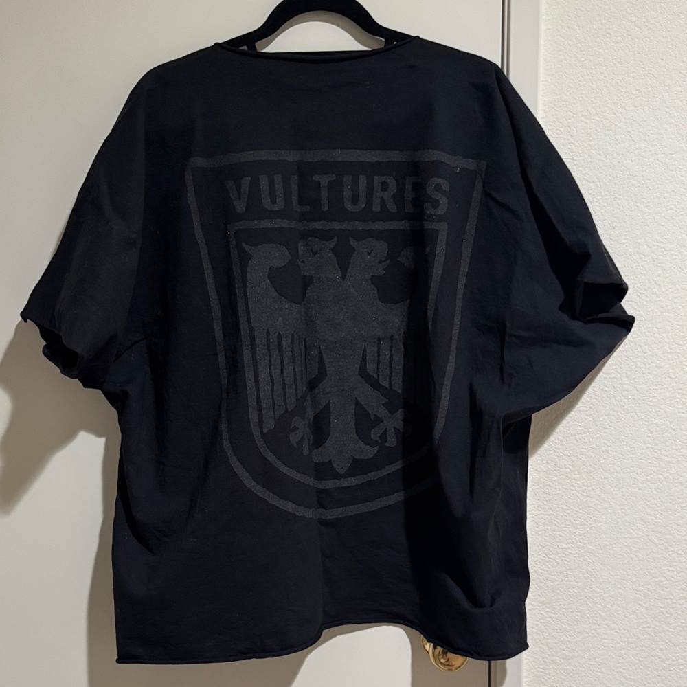 Kanye West Yeezy Vultures T Shirt Official Merch Size 3 Black Album Promo